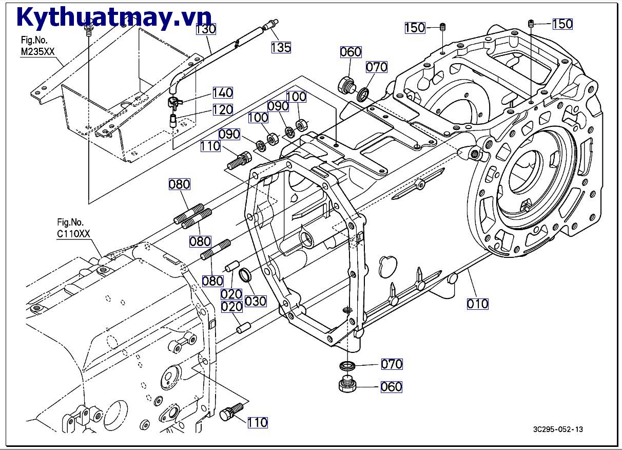 Hộp truyền động ( cũ) 50001 đến 89999